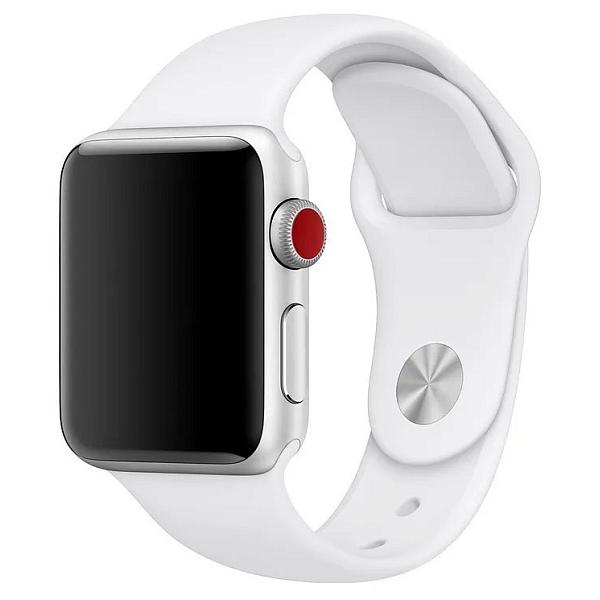 Ремешок Sport Band для Apple Watch 44/45/46/49 mm (Белый)