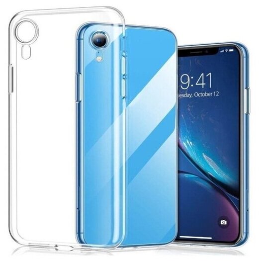 Чехол силиконовый прозрачный для iPhone XR