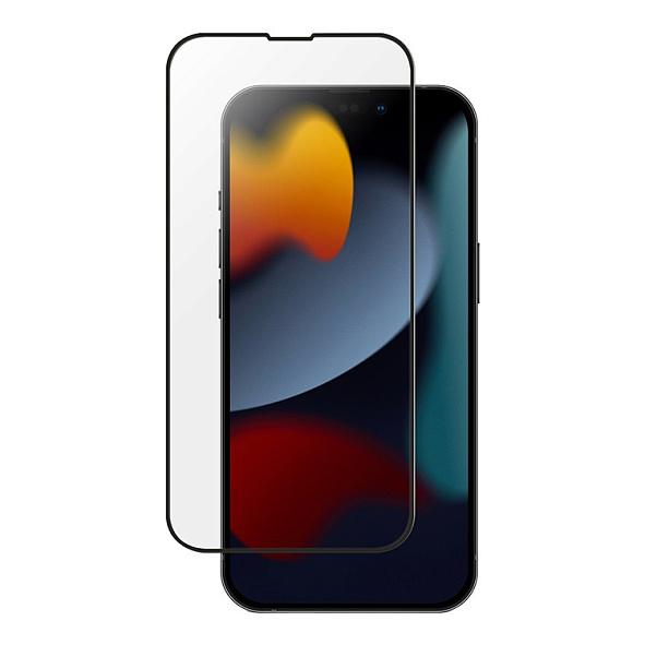 Защитное стекло Uniq OPTIX VIVID CLEAR для iPhone 14 Pro (Прозрачное с рамкой)