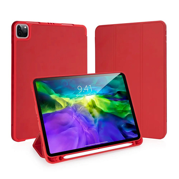 Чехол для Apple iPad Pro 12.9" Gurdini Milano (Красный)