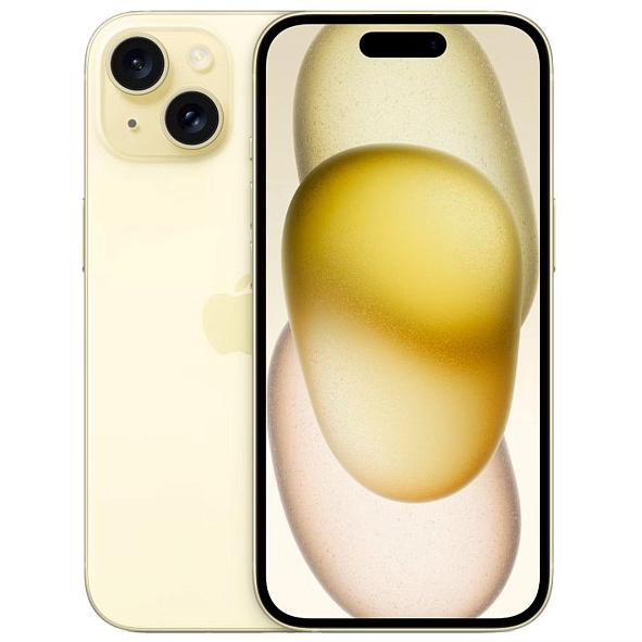 Телефон Apple iPhone 15 Plus 128 ГБ, цвет: Желтый (Yellow)